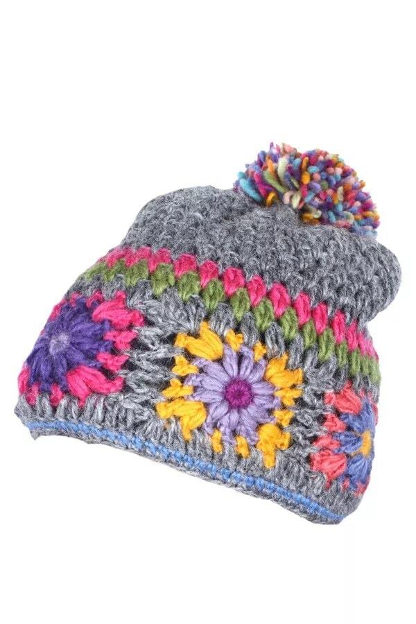 Woodstock Bobble Beanie Bright