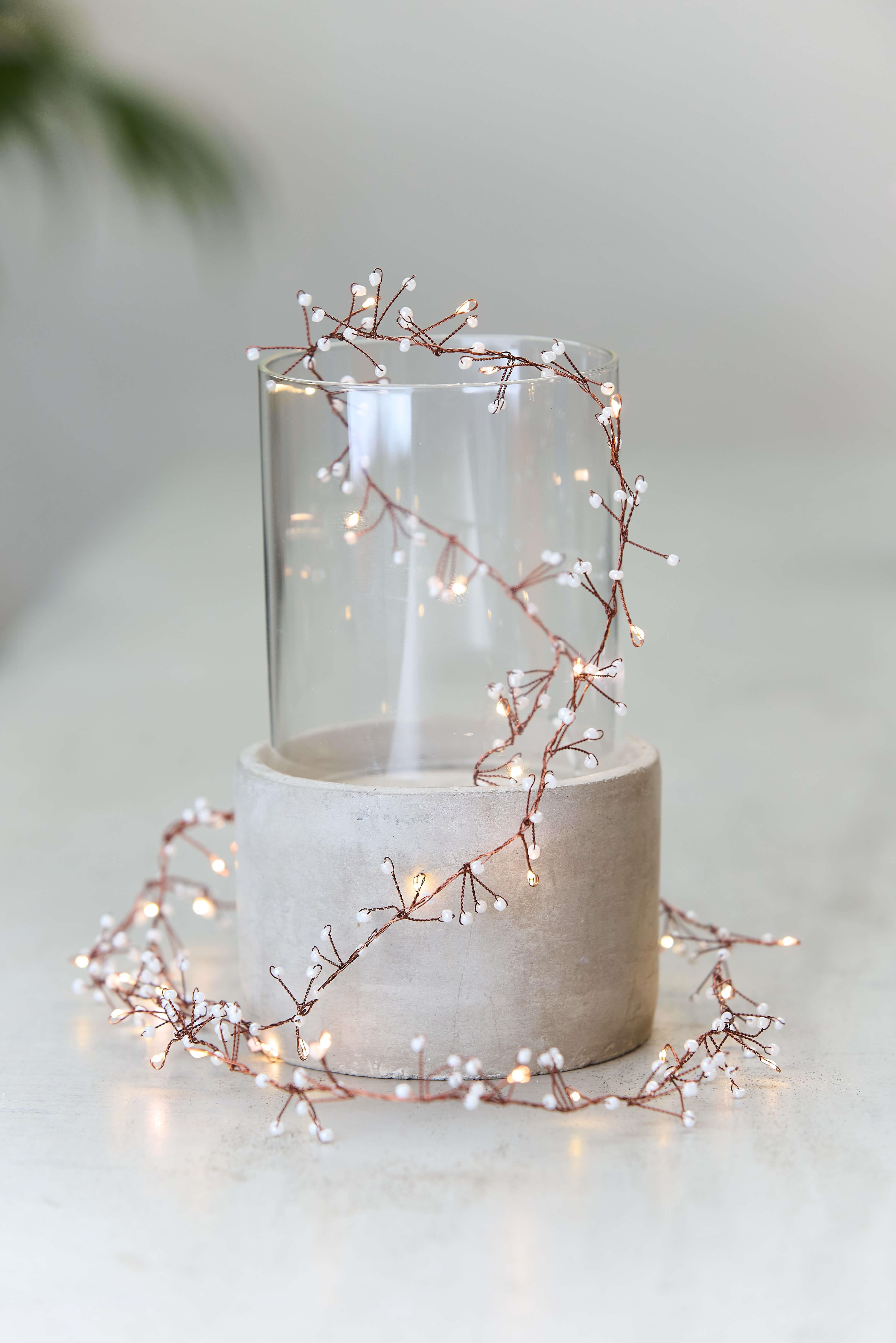 Mains Jewel Cluster (White) String Lights