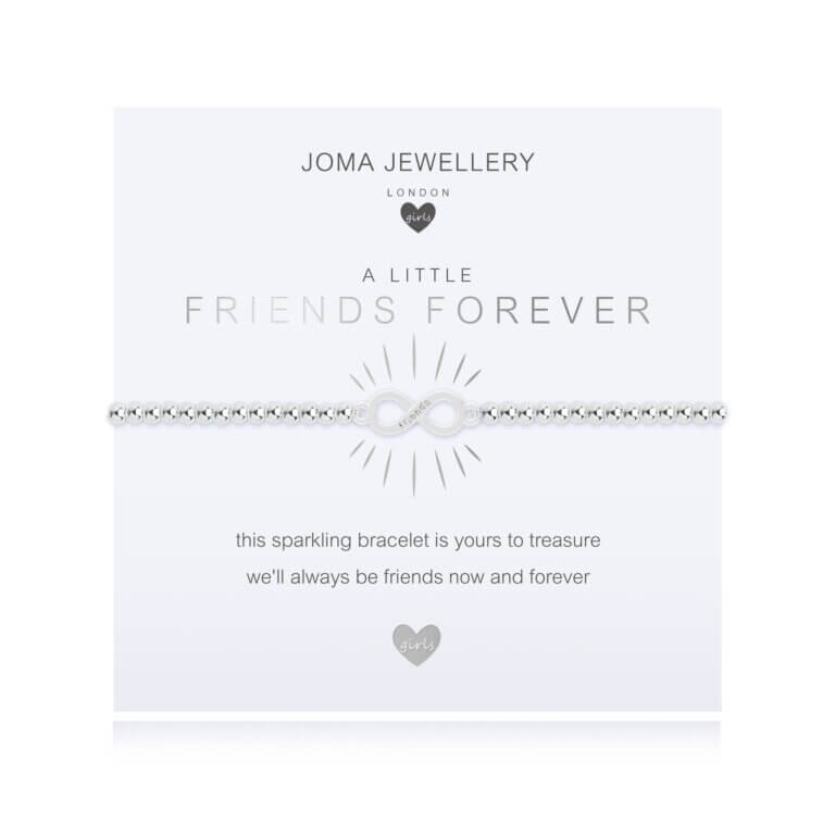 A Little | Friends Forever | Silver | Bracelet | 15.5cm Stretch