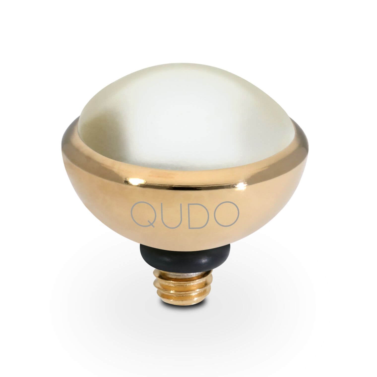 BOTTONE (G/P) 10mm Cream Pearl Ring Top