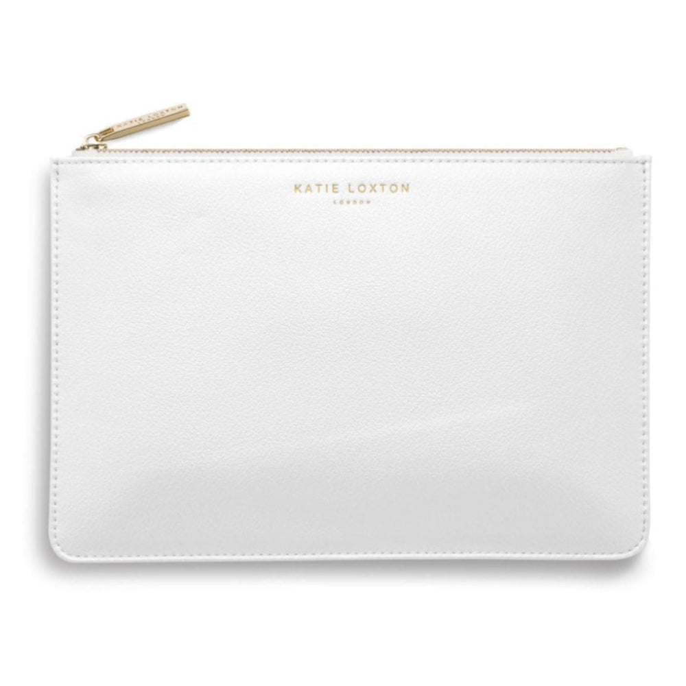 BRIDAL PERFECT POUCH GIFT SET - BEAUTIFUL MAID OF HONOUR - Metallic Gold and White - 29x21x2.5cm (boxed)