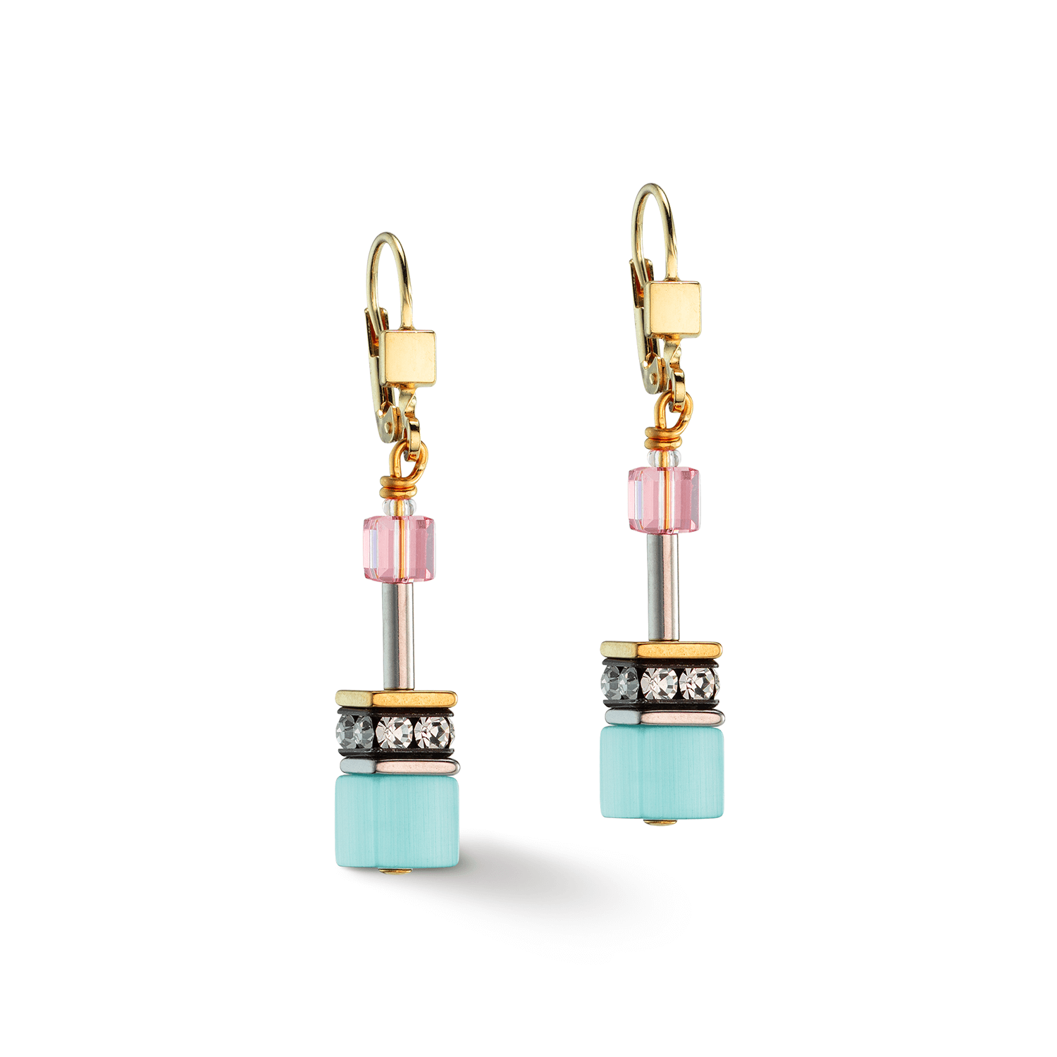 GeoCUBE Multicolour Gentle Pierced Earrings