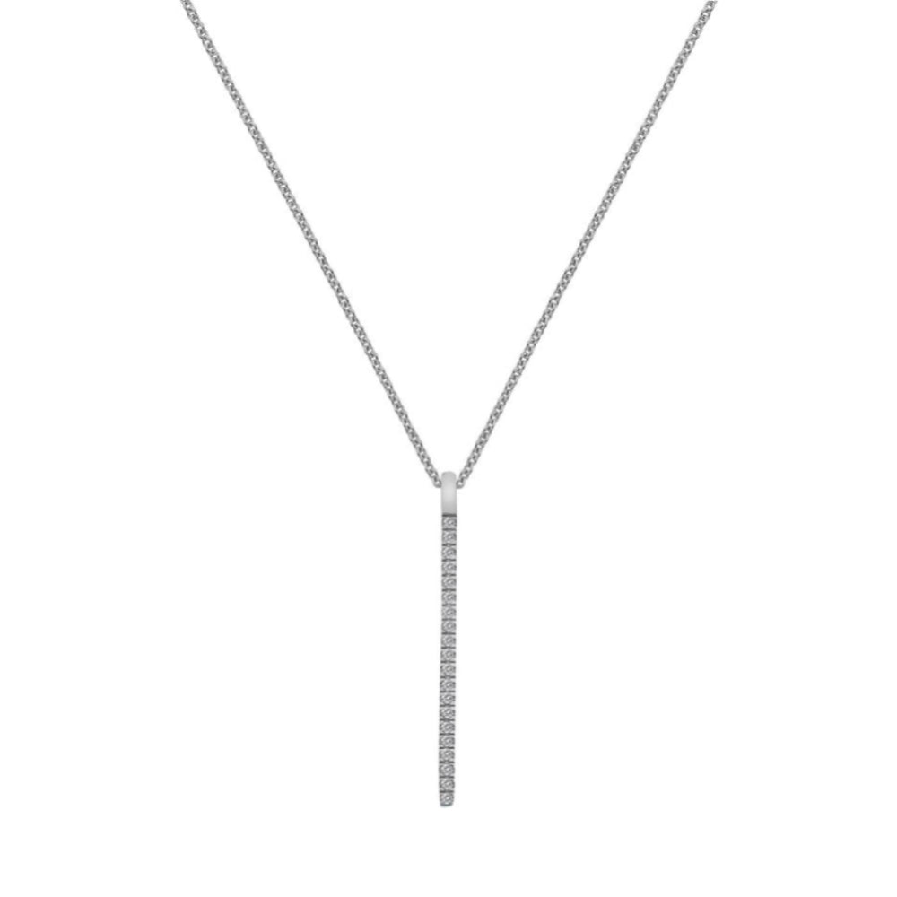 Tranquility Pendant - White Gold