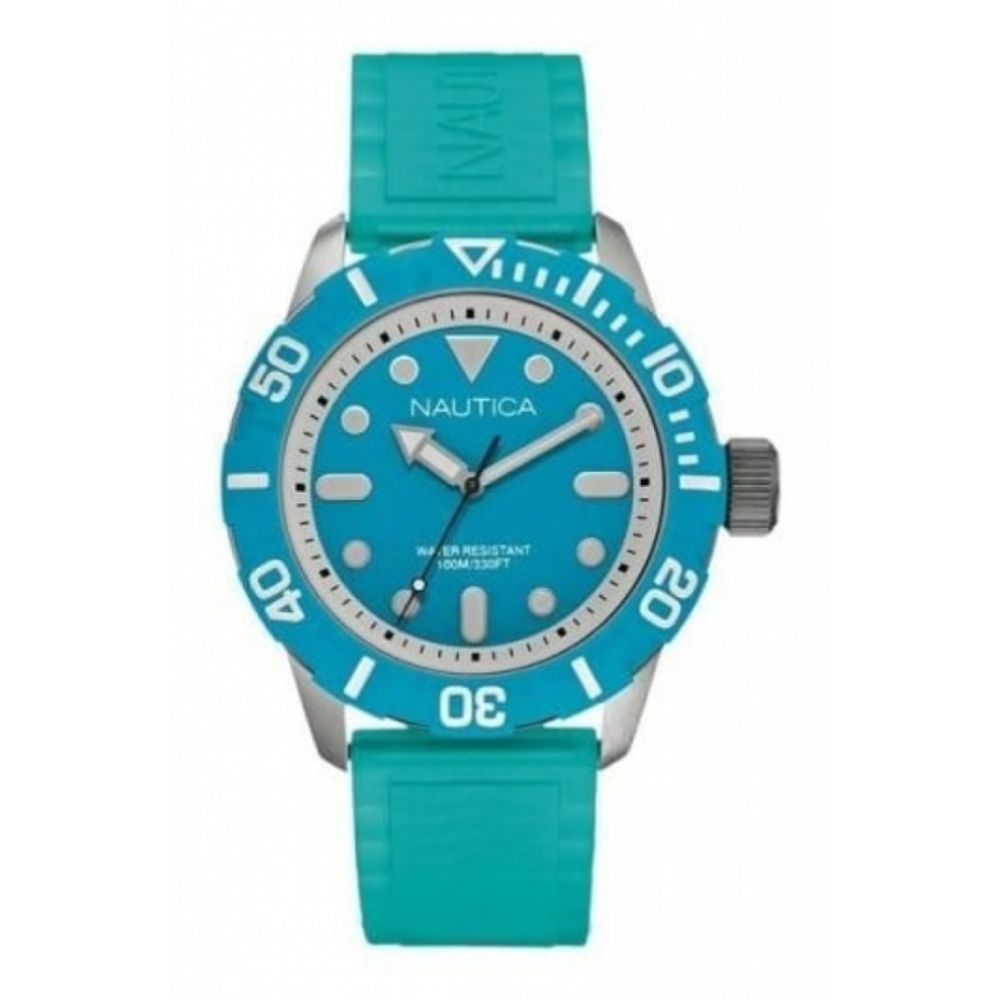 Unisex Light Blue NSR 100 Silicone Watch