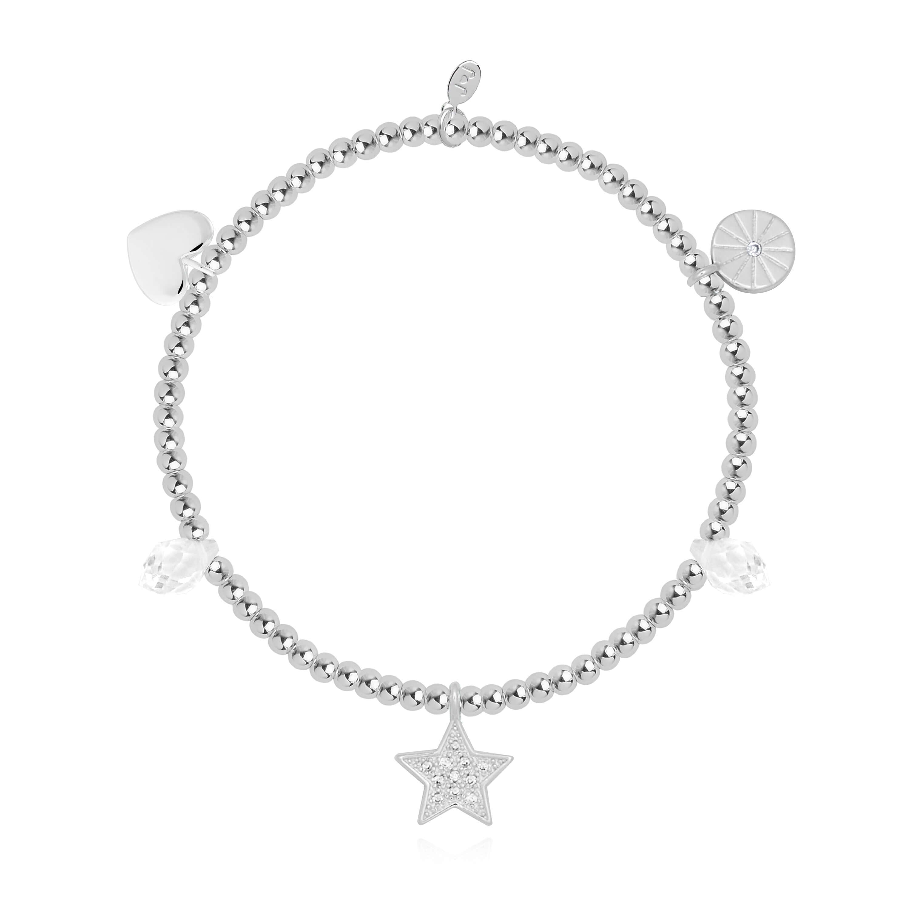 Lifes A Charm | Birthday Girl | Silver | Charm Bracelet | 17.5cm Stretch