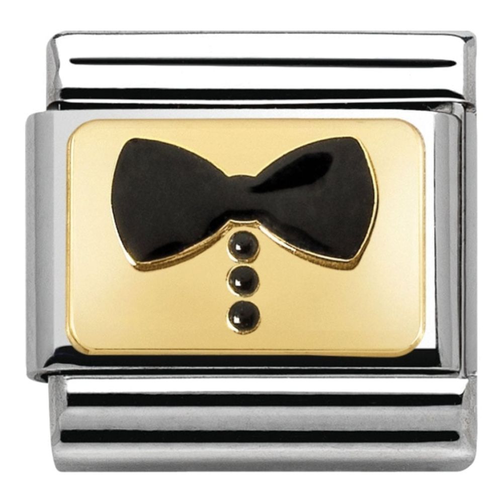 Classic Black Bow Tie Link