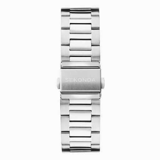 Silver Case & SS Bracelet With Blue Dial Ocean Men's Watch