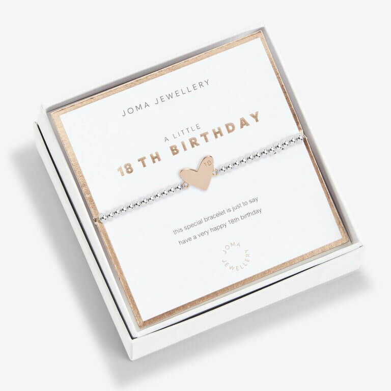 Beautifully Boxed A Little 'Happy 18th Birthday' Bracelet
