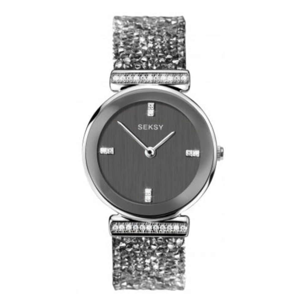 Ladies Quartz Analogue Watch With Swarovski Crystals