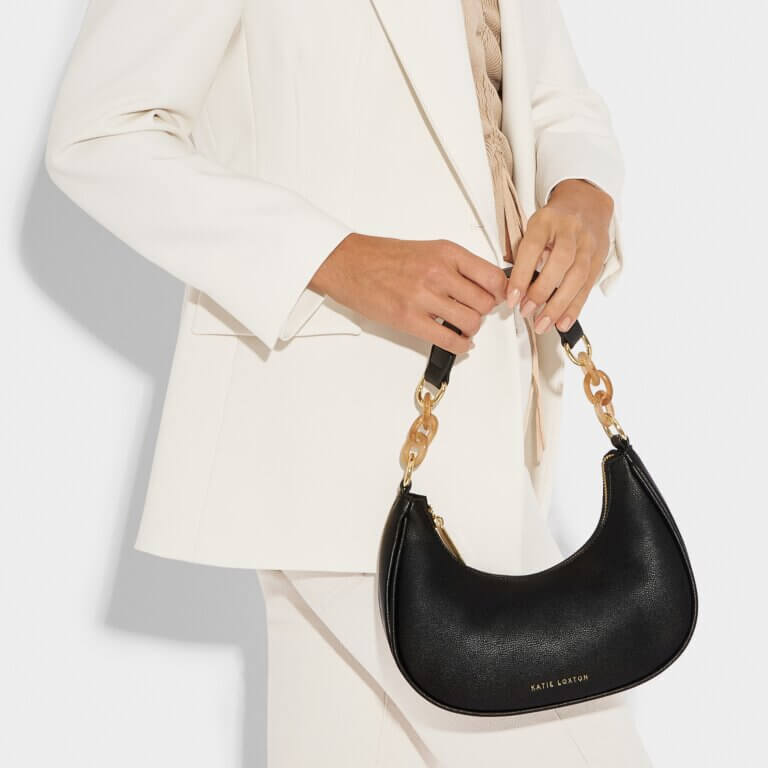 Sasha Small Shoulder Bag Black