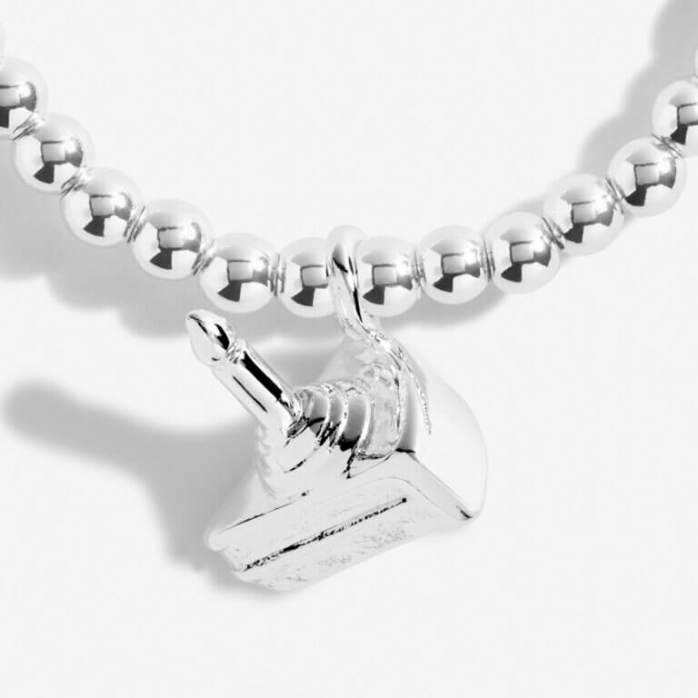 A Little | Happiest Of Birthdays | Silver | Bracelet | 17.5cm Stretch
