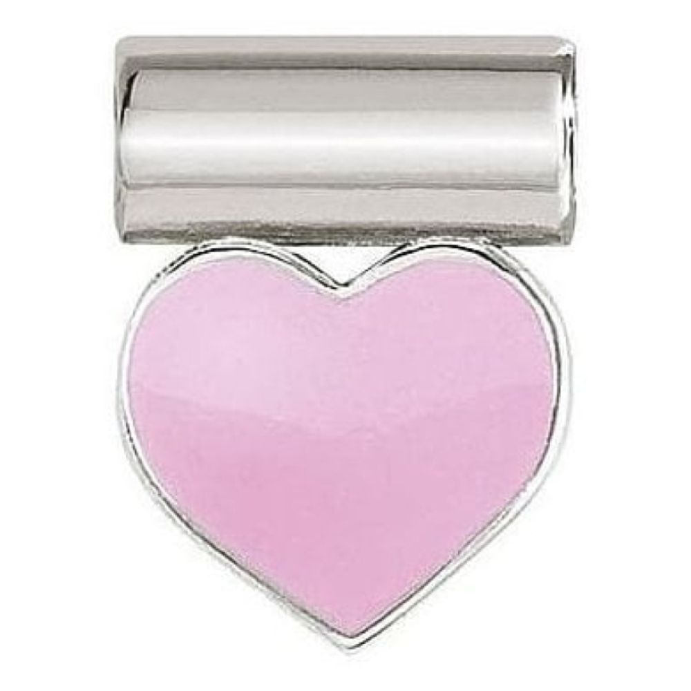 SeiMia Symbols In 925 Silver & Enamel Pink Heart