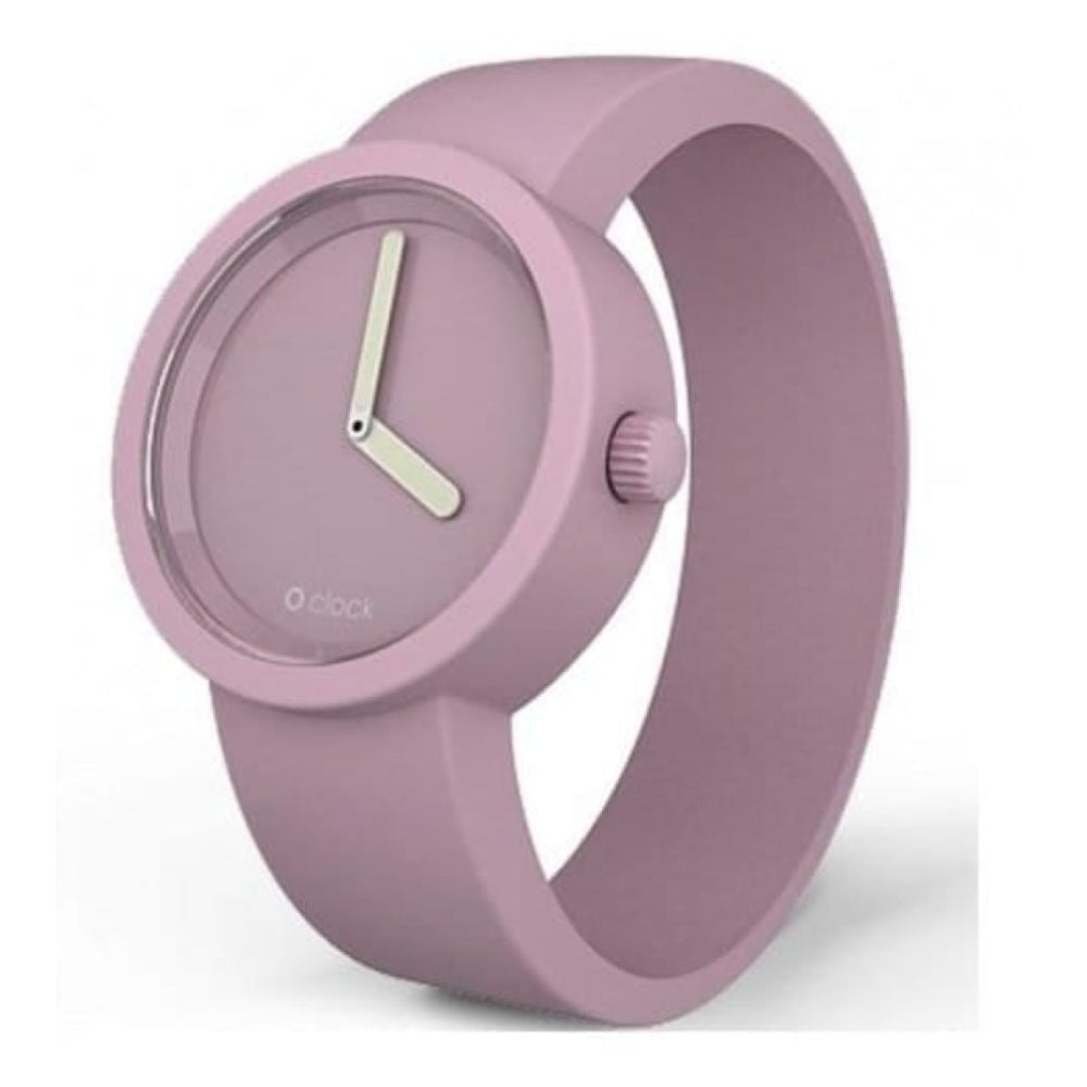 Unisex Medium Powder Pink Silicone Watch