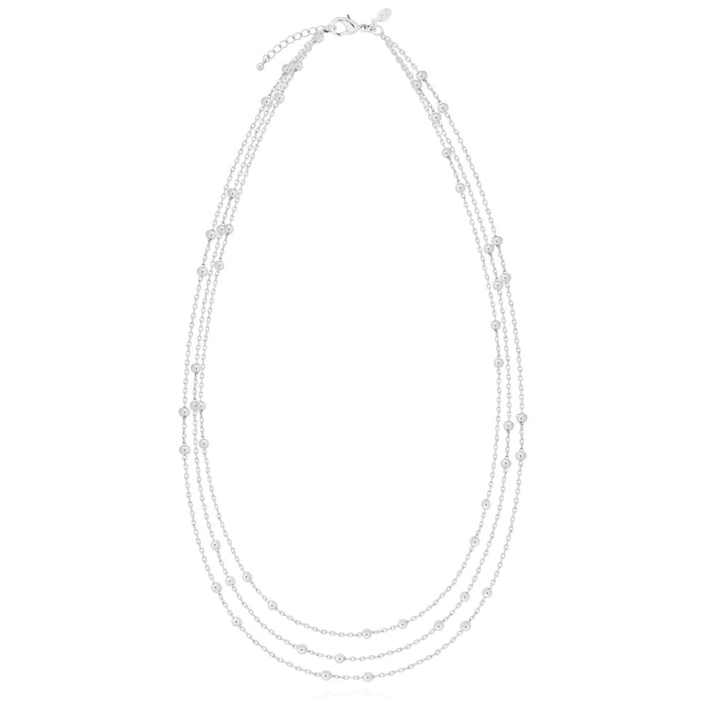 Alisa | Silver Multi Chain Necklace | 46cm Total Length + 5cm Extender