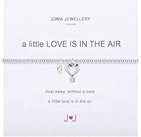 a little LOVE IS IN THE AIR - elastic bracelet - silver