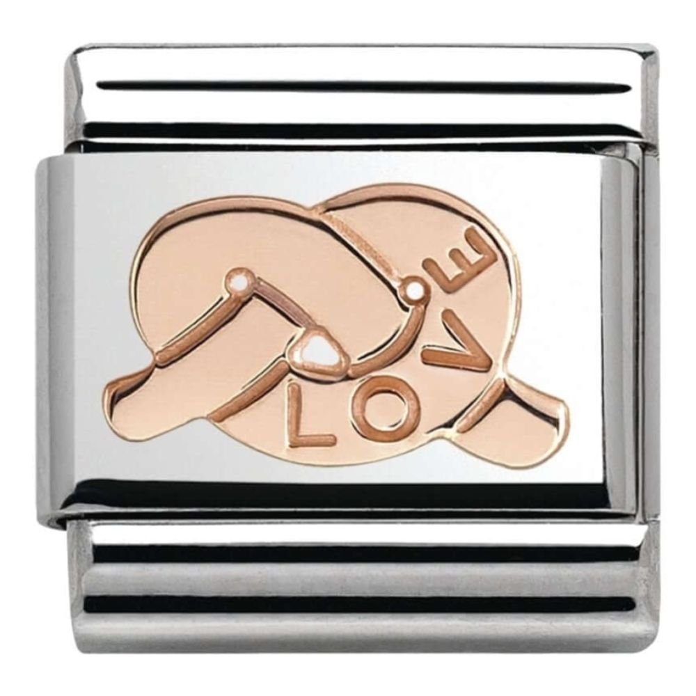 Classic Rose Love Knot Link