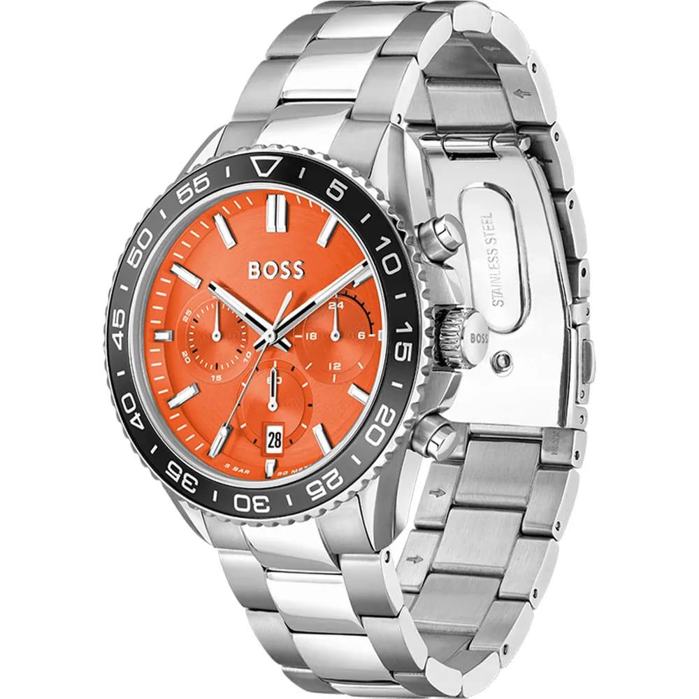 Runner Chronograph With Date Dial & Bracelet Strap Gents Watch