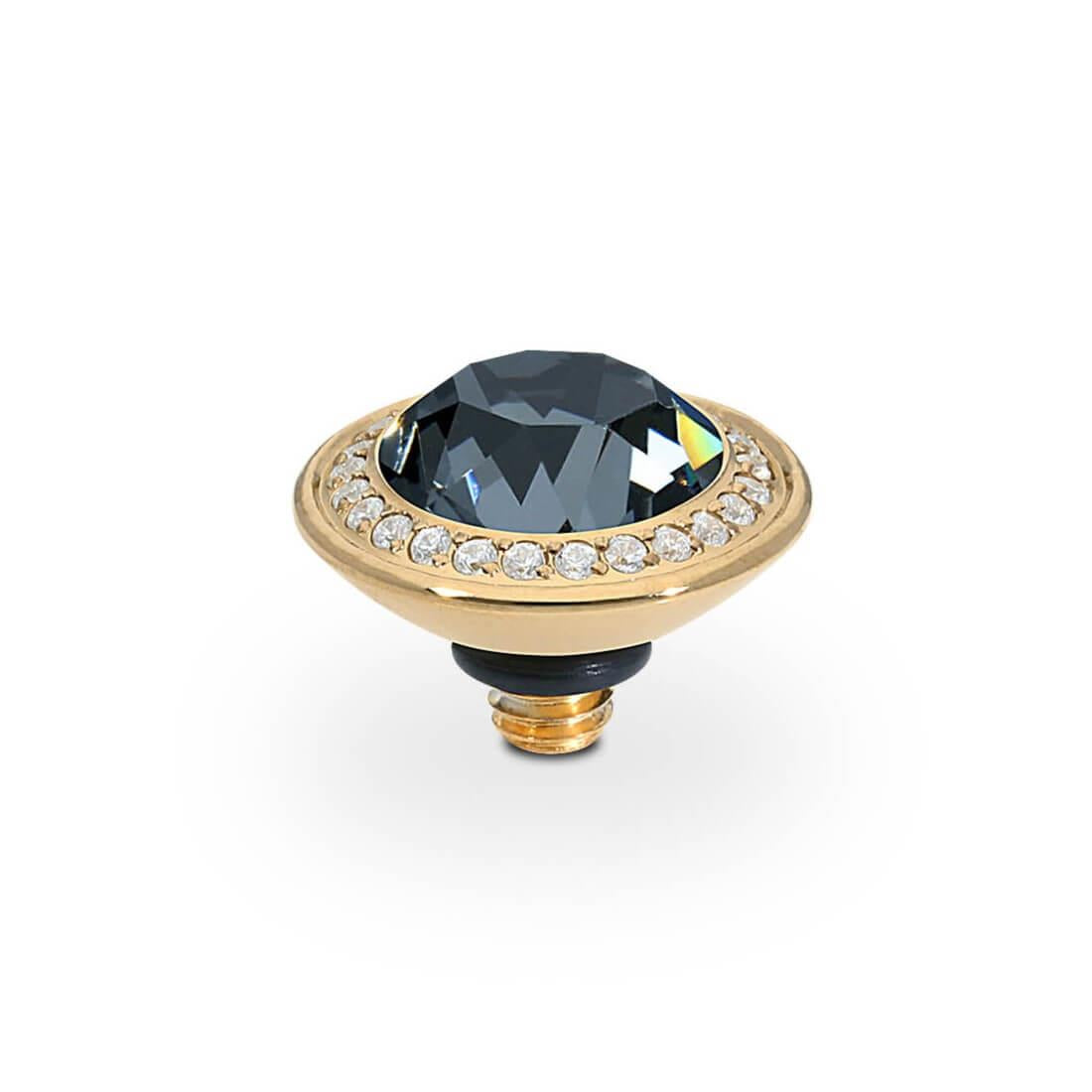 Tondo Deluxe Crystal Silver Night 9mm Top (G/P)