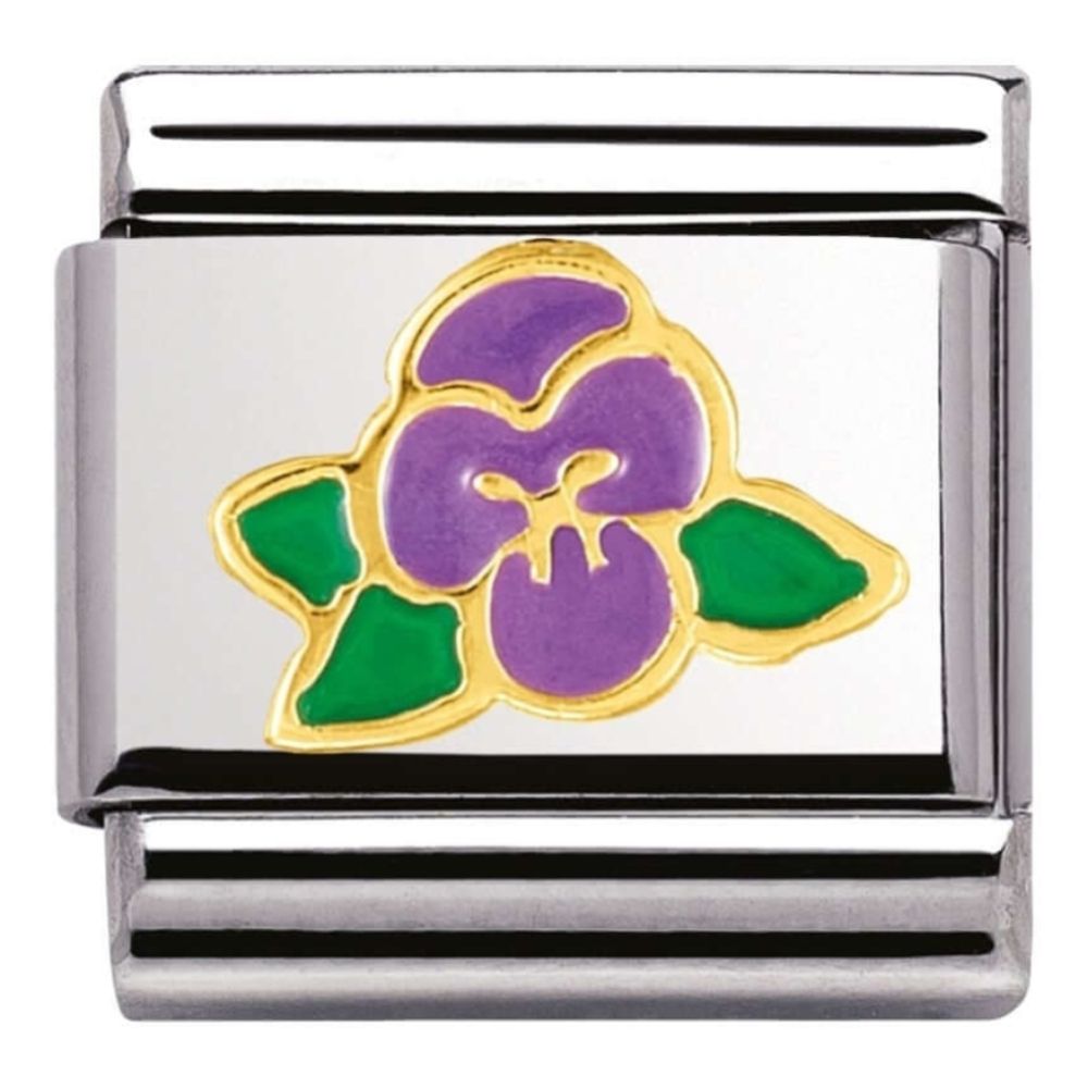 Classic Violet Enamel Link