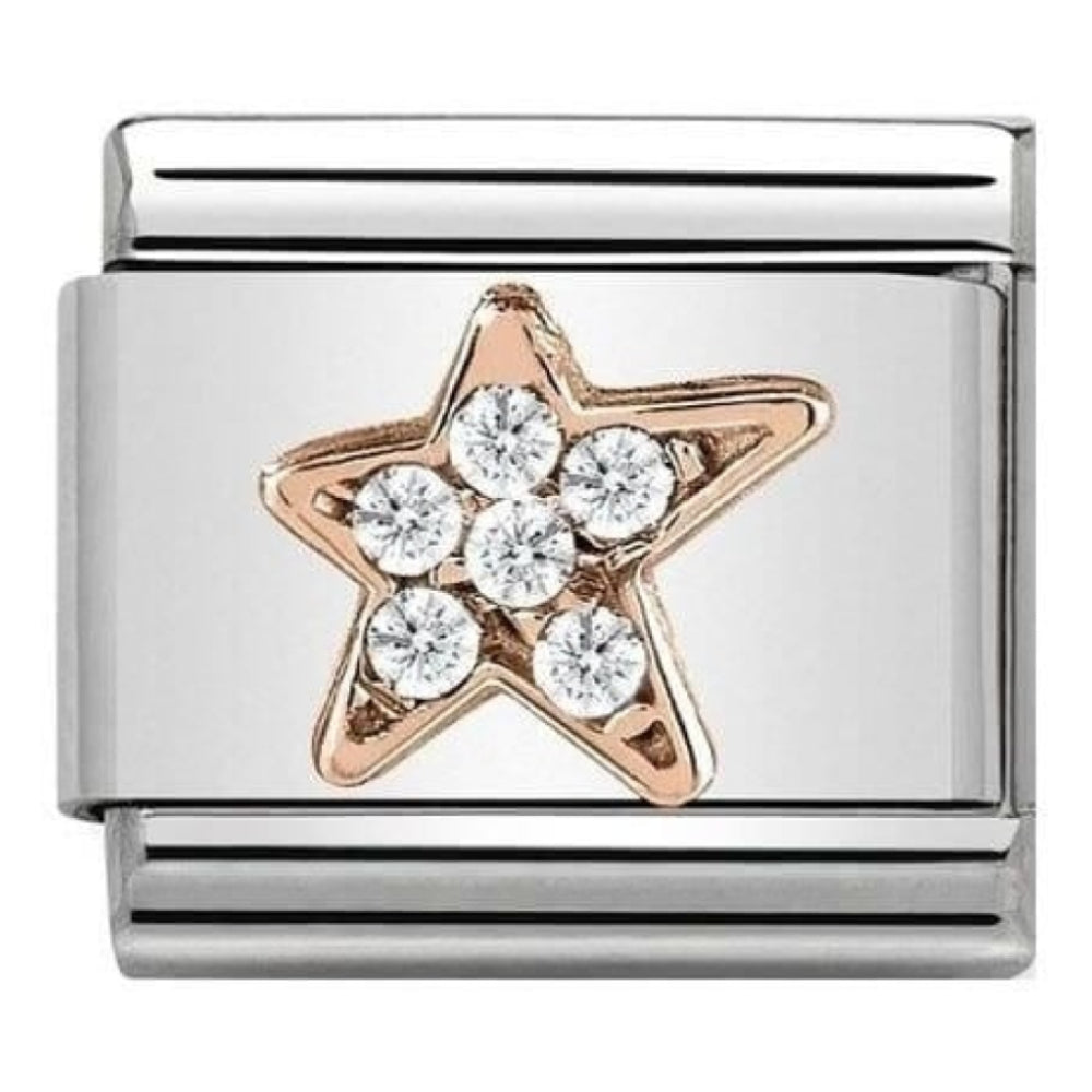 Rose Gold Asymmetric Star