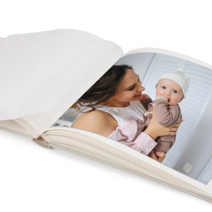 Photo Album | Welcome To The World | Hot Air Balloon | White