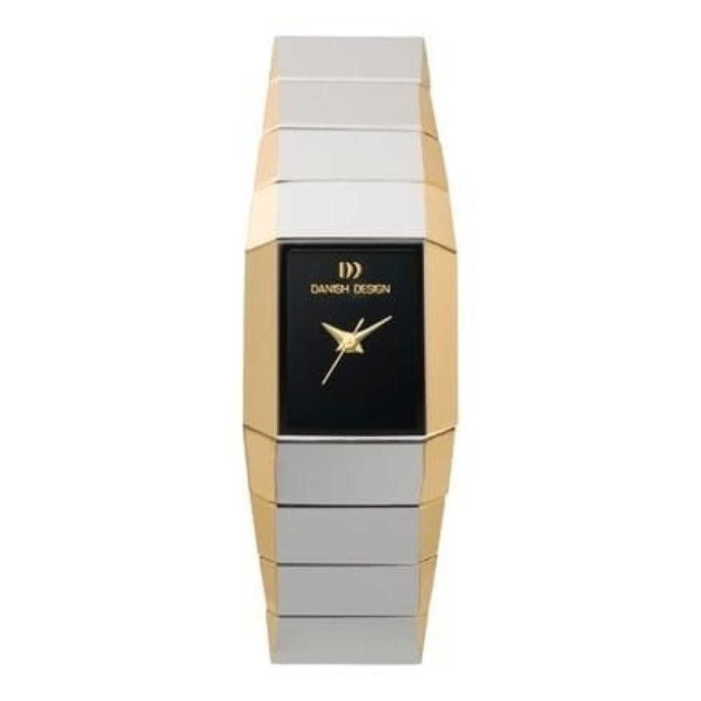 Ladies Tungsten Gold & Silver Adjustable Bracelet Watch