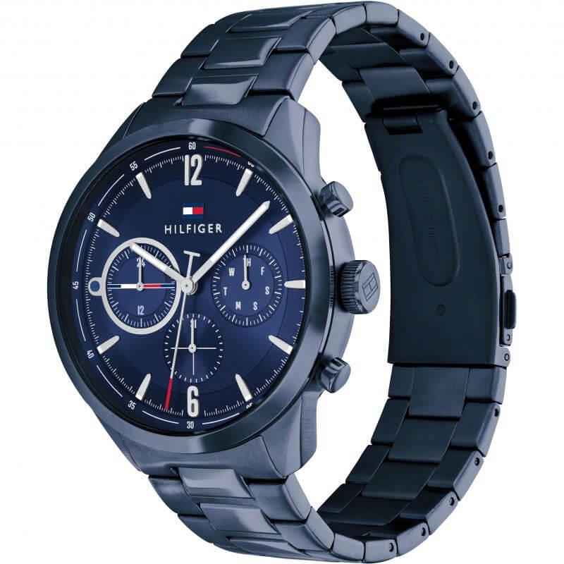 Matthew Blue Dial & Blue Bracelet Multifunctional Gents Watch