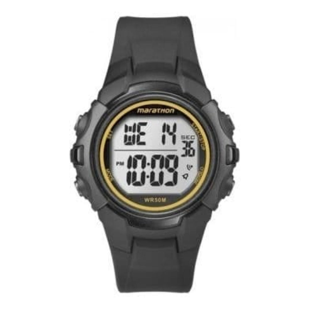 Black Marathon Wristwatch