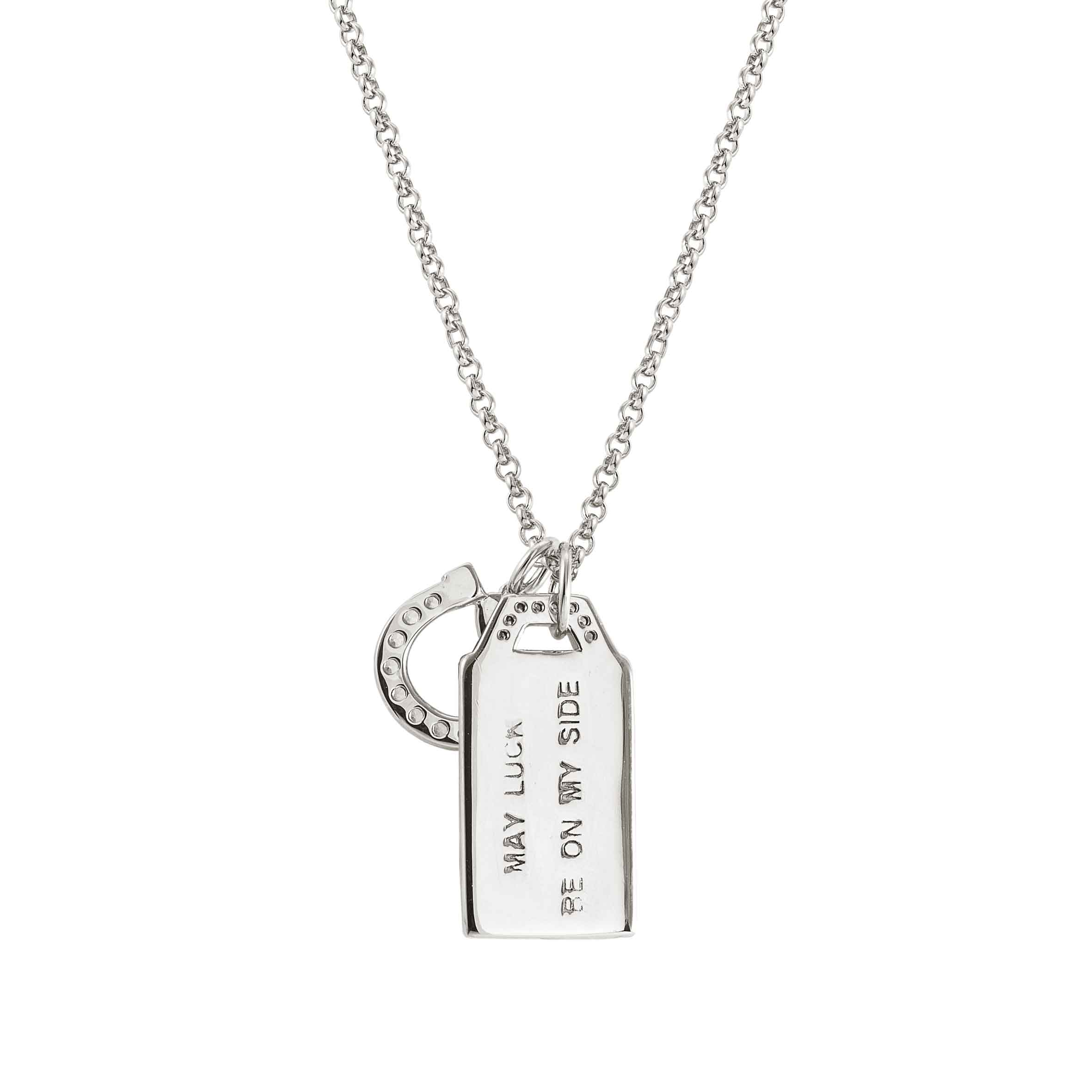 Talismani Sterling Silver Necklace With Horseshoe