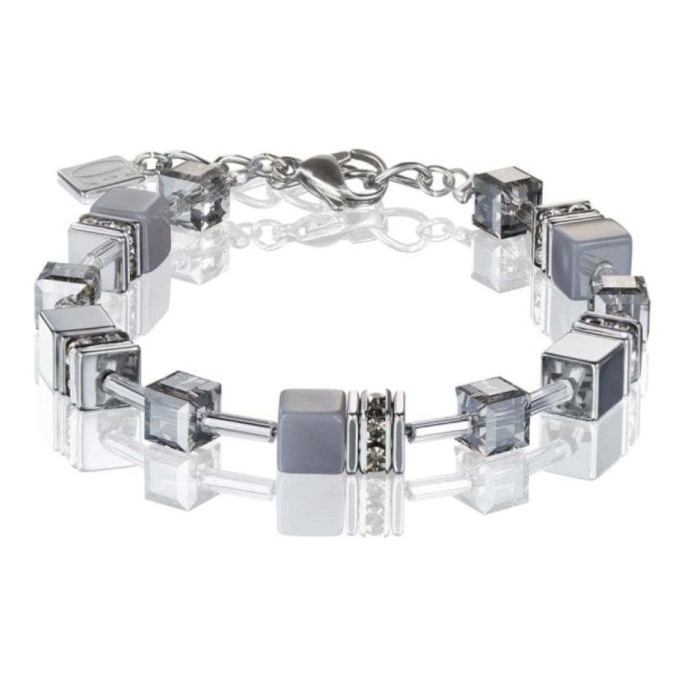 Geo Cube Light Grey Bracelet