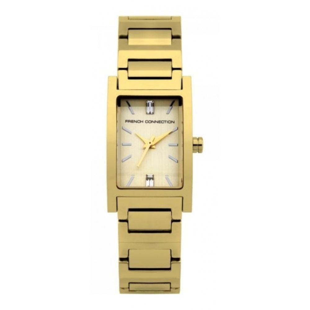 Ladies PVD Gold Plated Bracelet Watch
