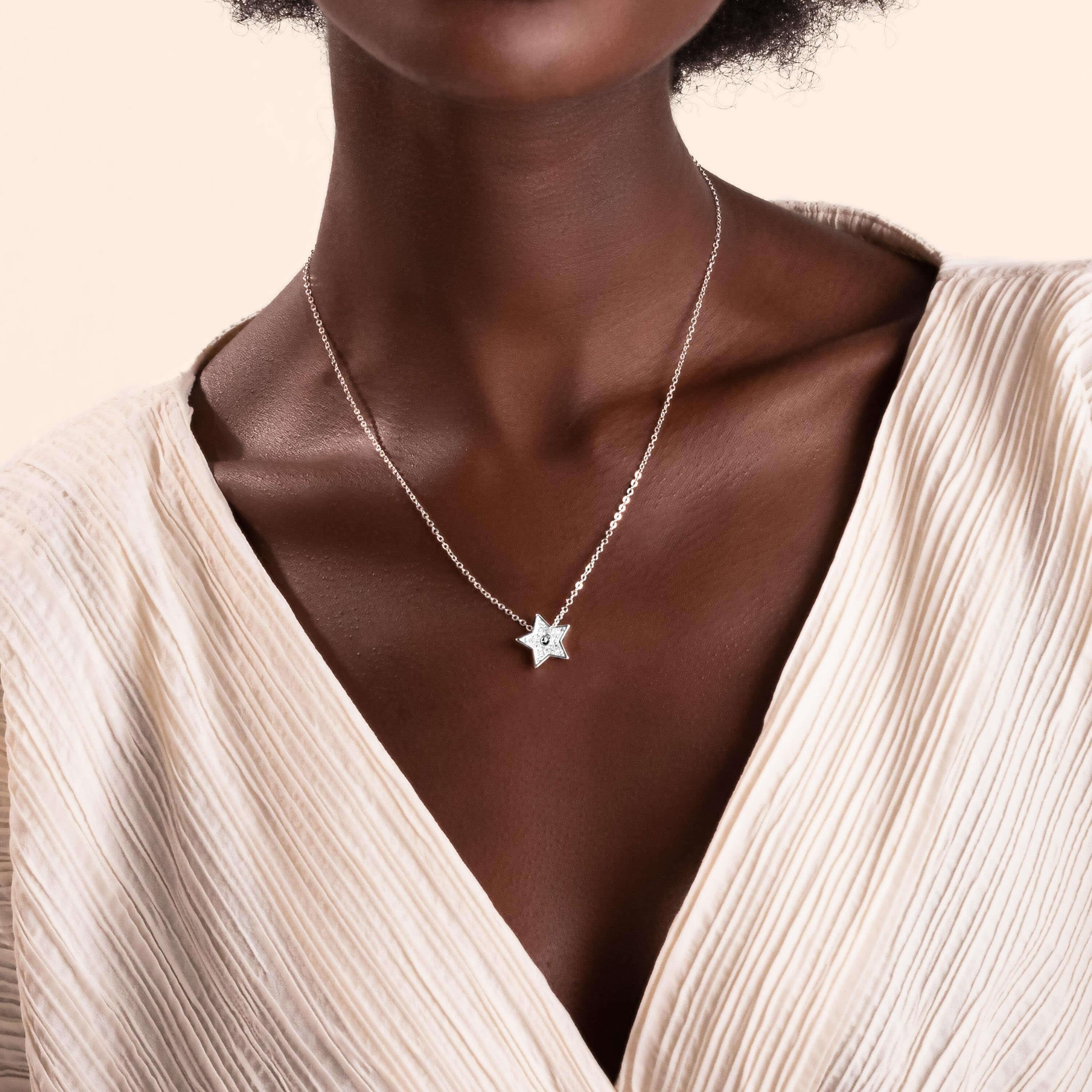 Silva | Star Necklace | Silver | Necklace