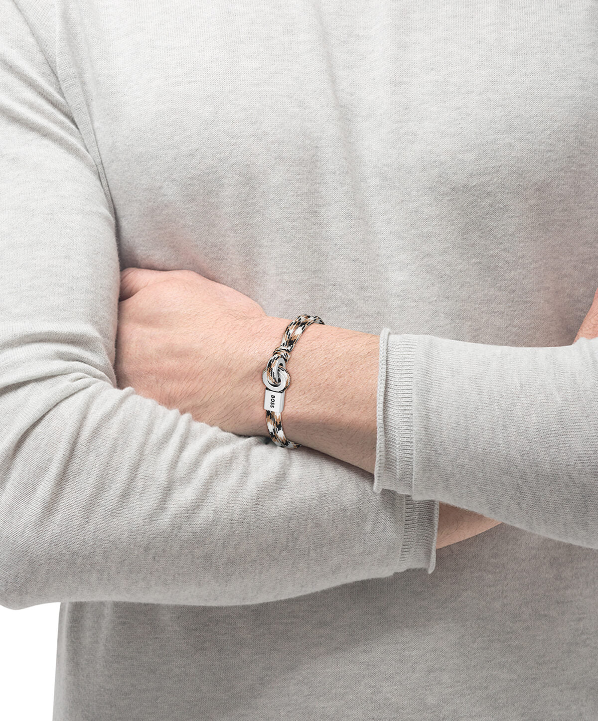 Thad Sport Nylon Cord Gents Bracelet