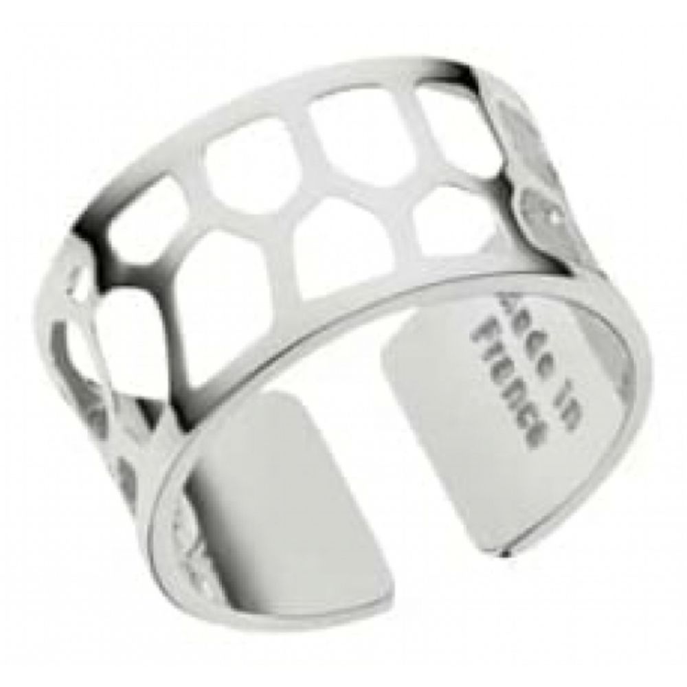Brass & Silver Plated Nid D'Abeille Ring