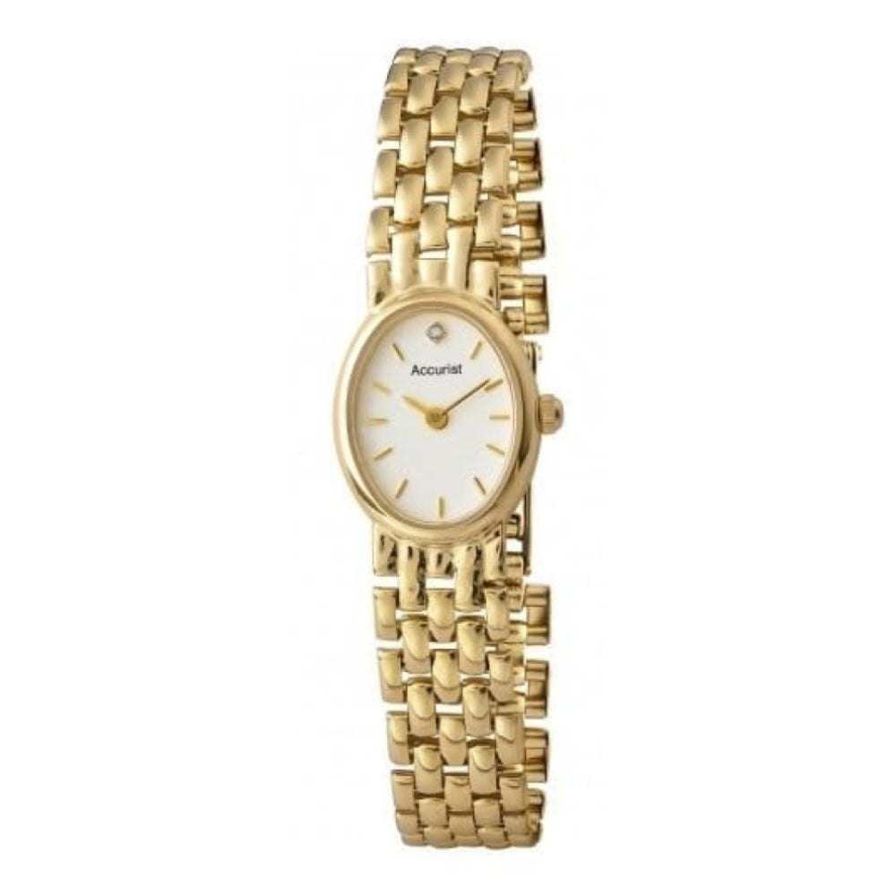 9ct Gold Mother Of Pearl Ladies Watch