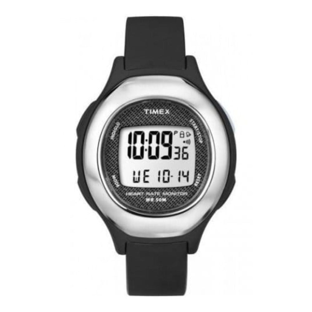 Unisex Health Touch Black Rubber Digital Watch