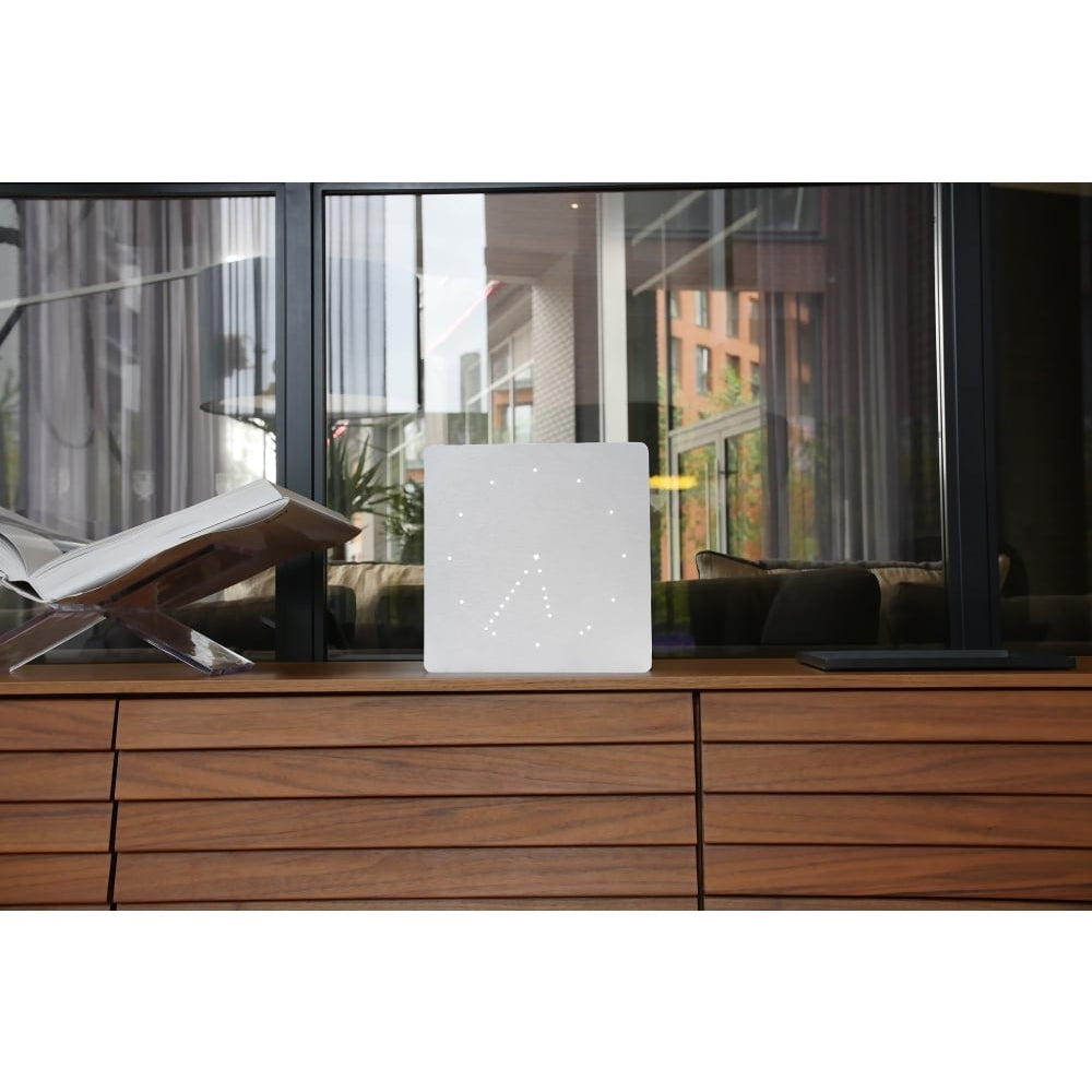 Aluminium Analogue Click Clock