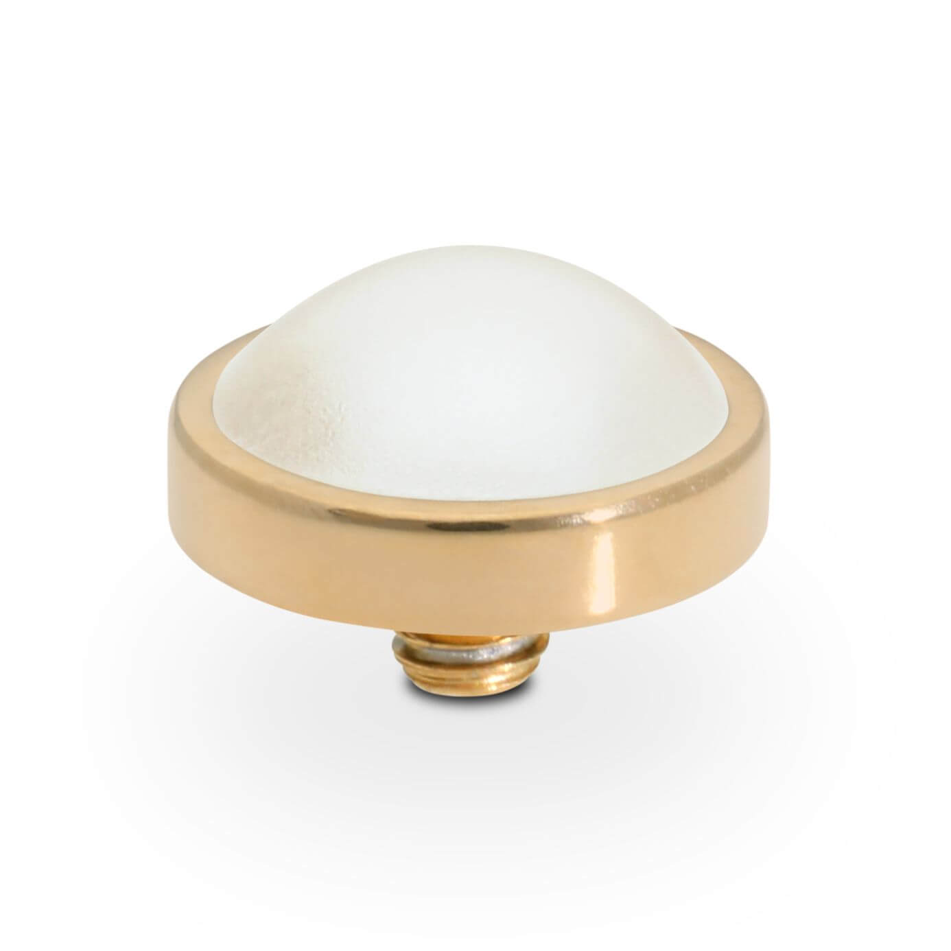 CANINO (G/P) 9mm White Pearl Ring Top