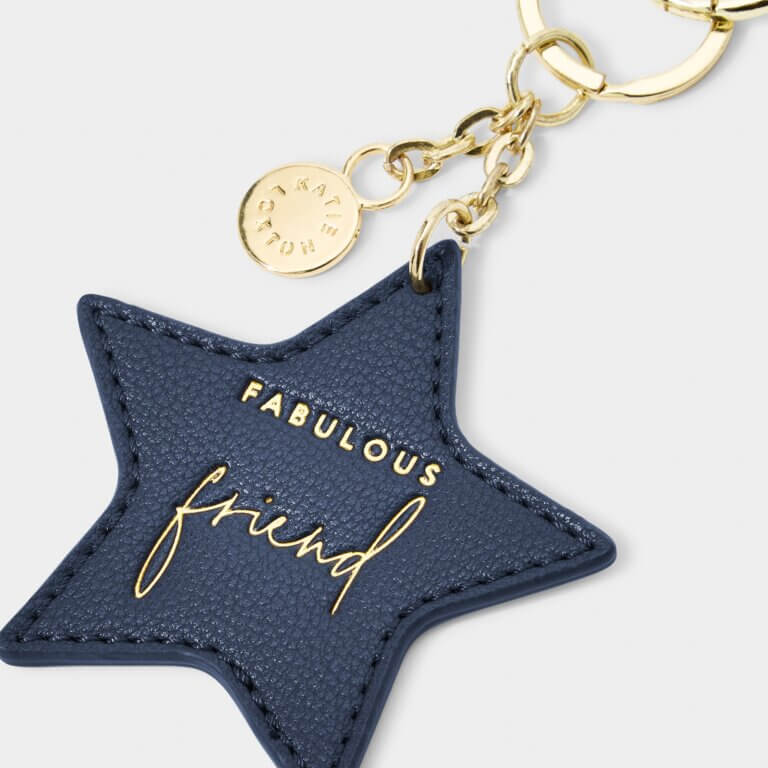 Chain Keyring | Fabulous Friend | Navy | Star