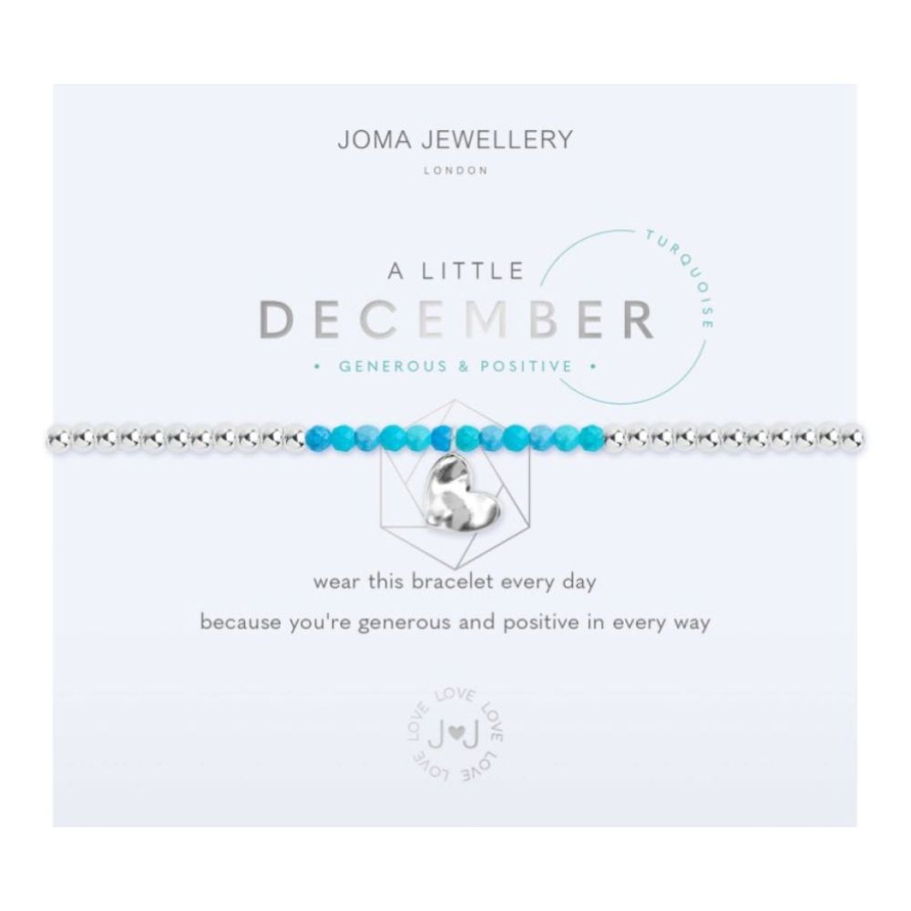 A Little | Birthstone December Turquoise | Bracelet | 17.5cm Stretch