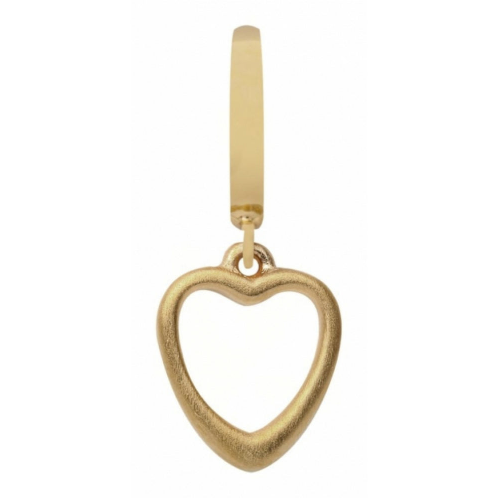 Open Heart Gold Charm