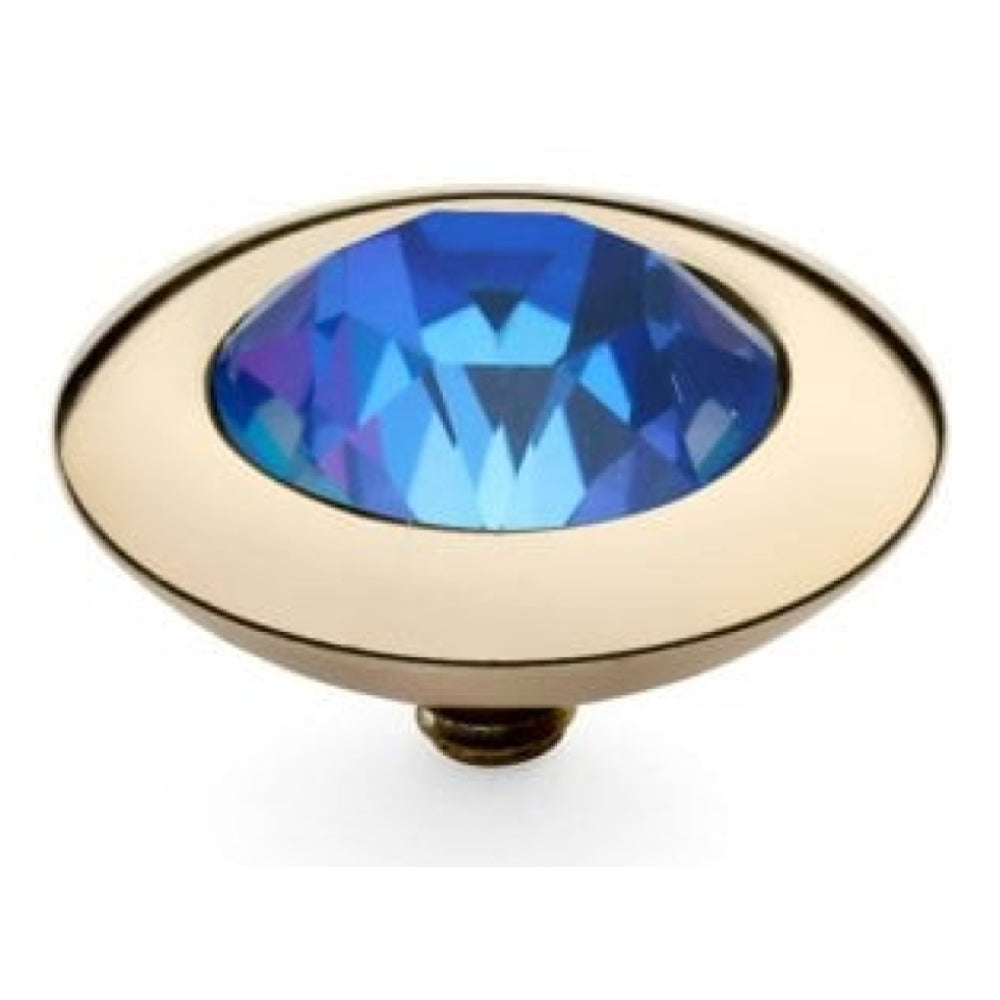 Royal Blue Delite Crystal Interchangeable Top Tondo (G/P)