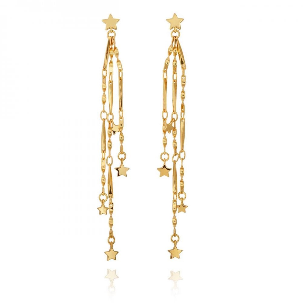 Magic Is Something You Make Star Dangle Earrings