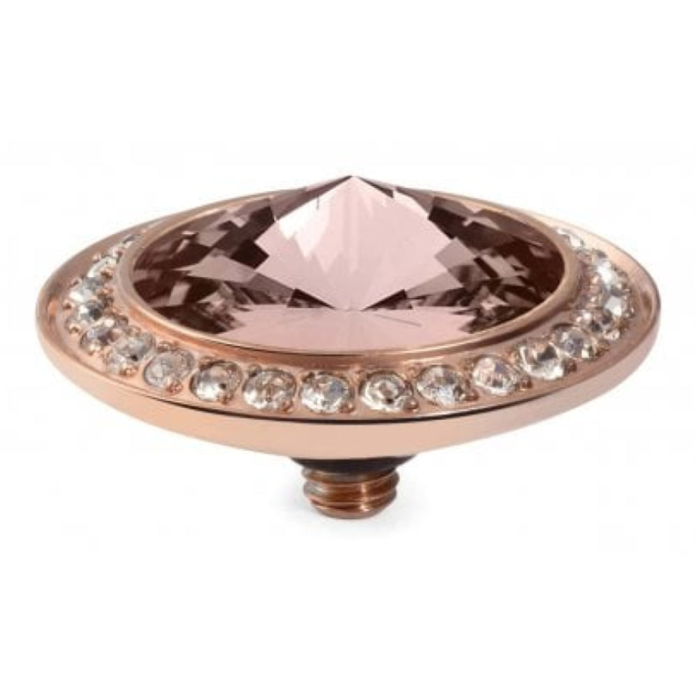 Famosa Rose Gold 16mm Tondo Deluxe Ring Top Vintage Rose