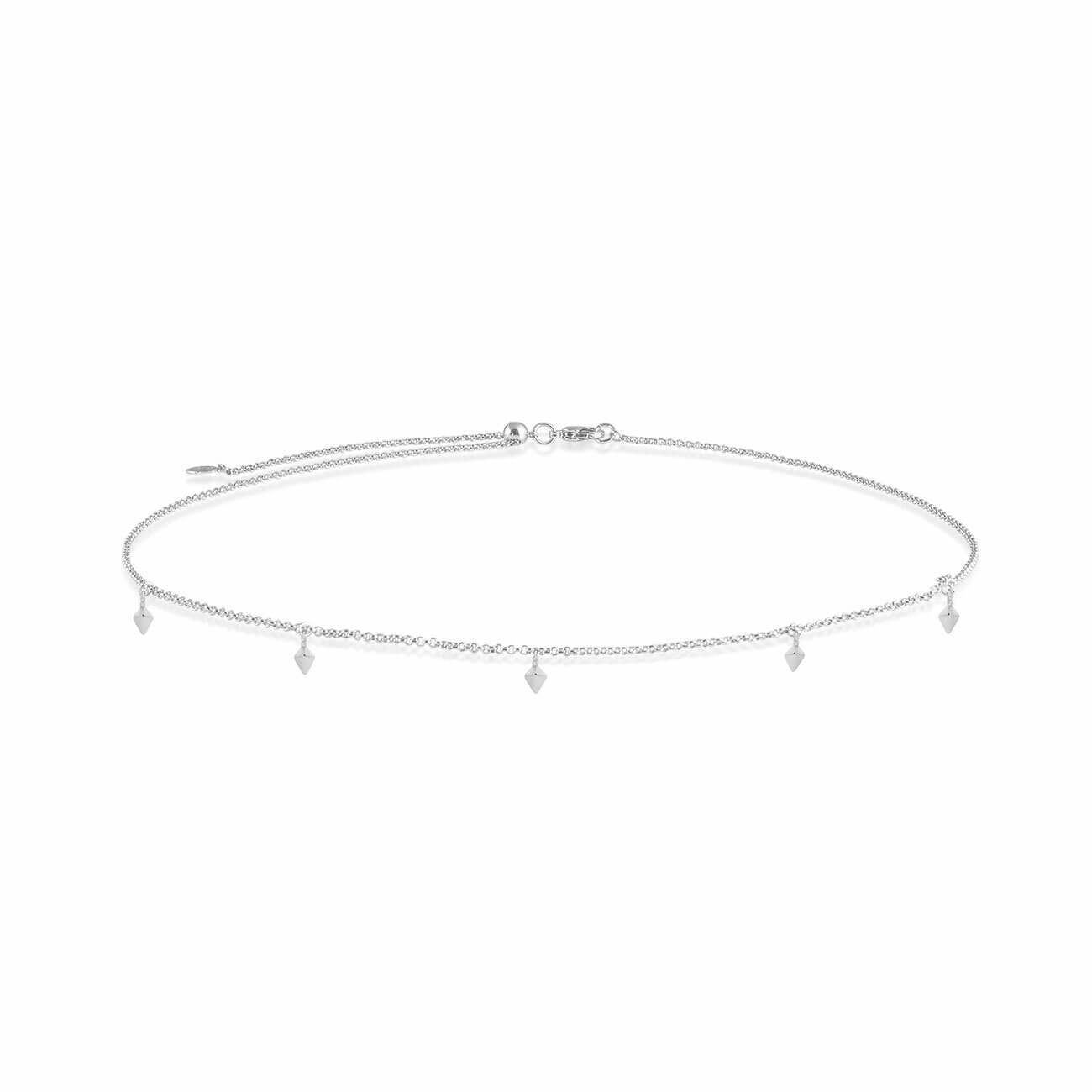 Celine | Layering | Silver | Charm Choker | 40cm Adjustable