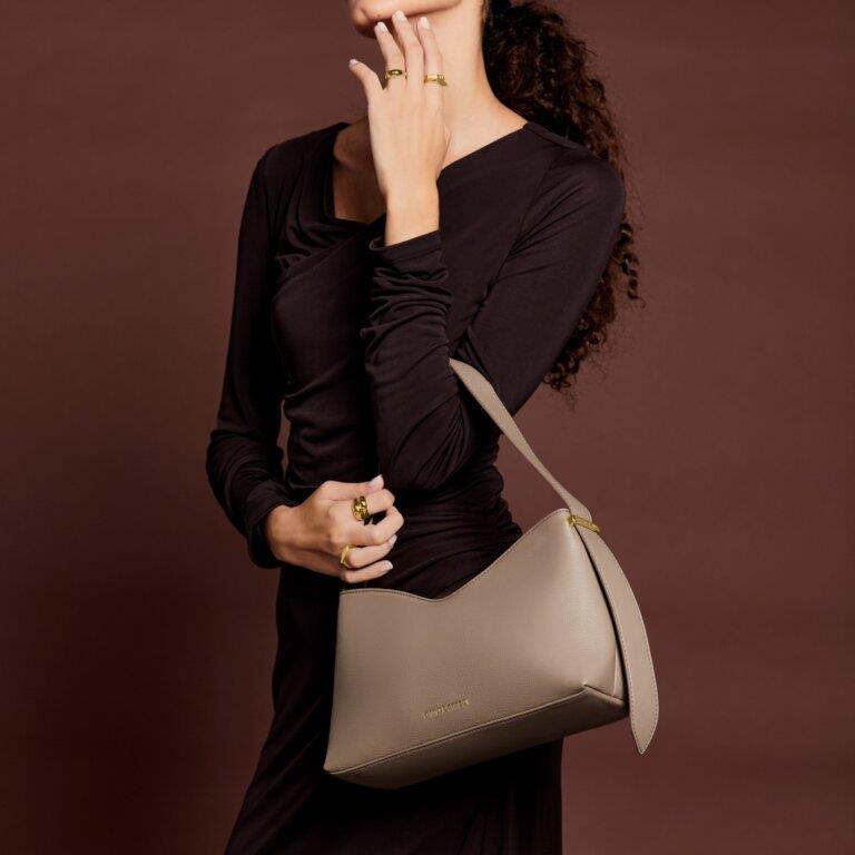Camille Small Shoulder Bag - Mocha