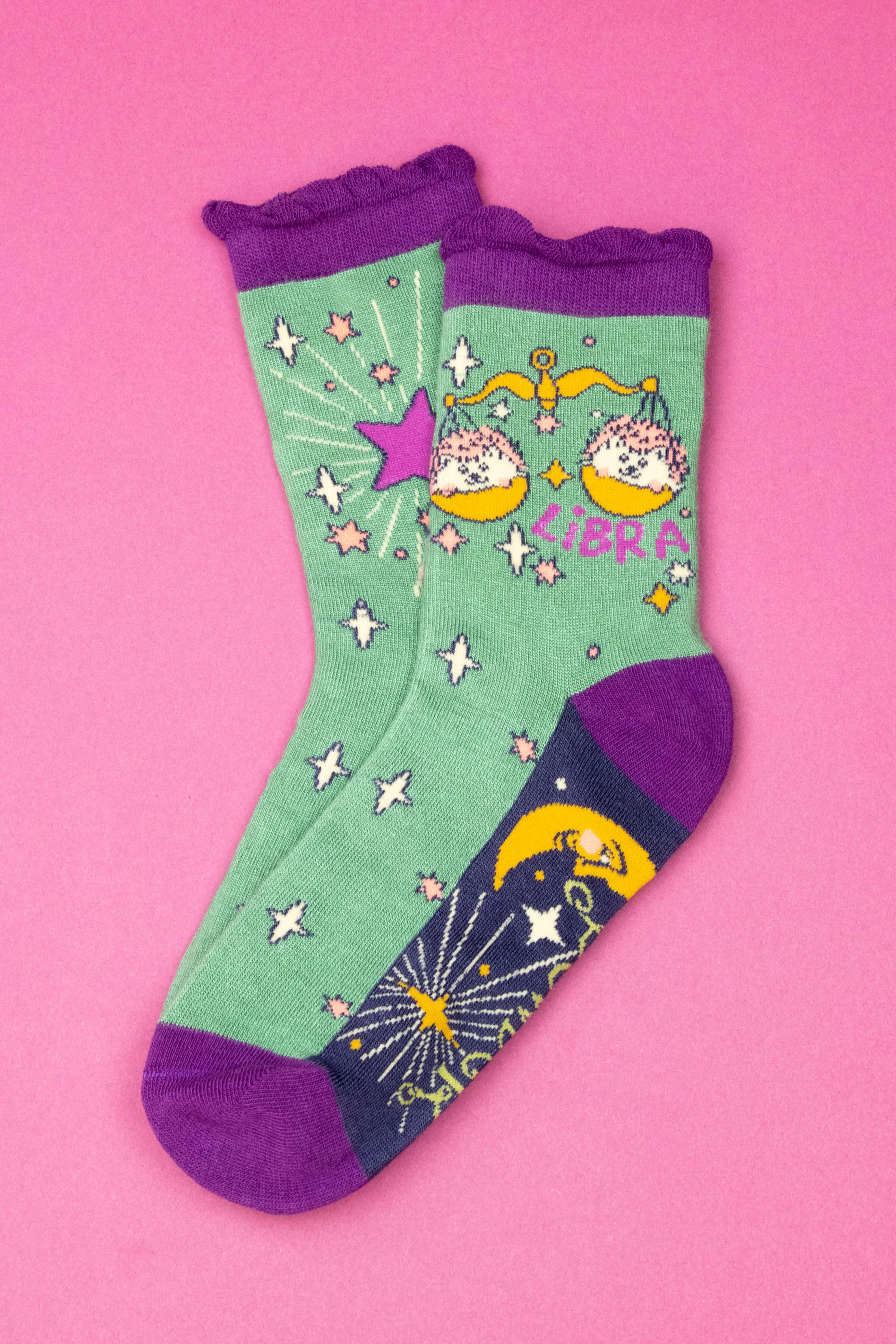 Zodiac Ankle Socks Libra (23rd Sep - 22nd Oct)