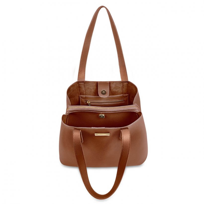 Riley Shoulder Bag | Cognac
