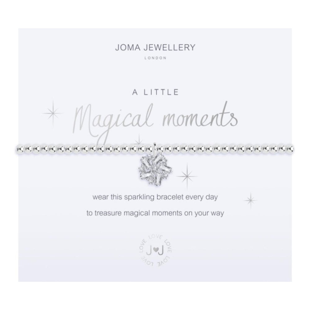 A Little - Magical Moments - Silver- 17.5cm Stretch Bracelet