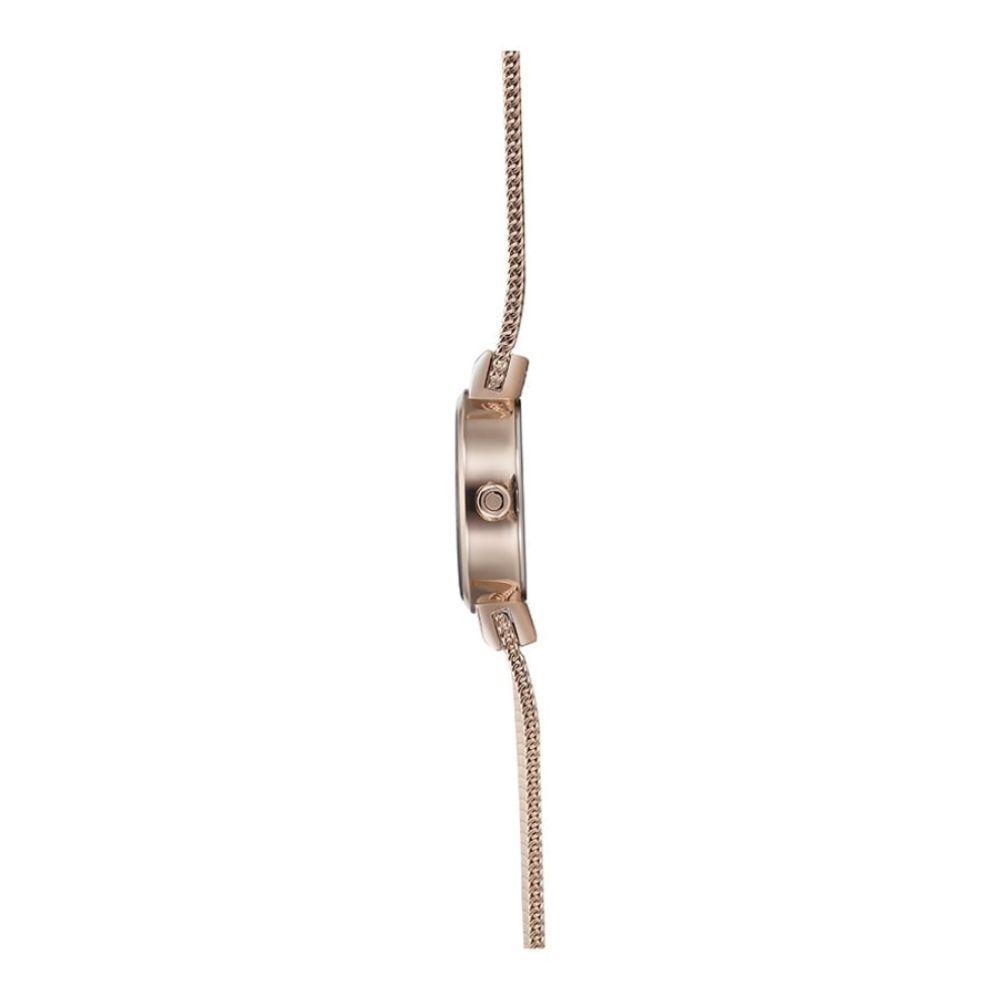 SPIRE - AZURE Rose Gold Plated Stainless Steel Mesh Bracelet Watch